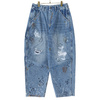 Liberaiders REPAIRED DENIM SARROUEL PANTS 717032201画像