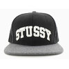 STUSSY Melton Piped Arch Snapback Cap 1311023画像