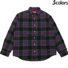 Supreme 22SS Brushed Plaid Flannel Shirt画像