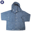 POST OVERALLS 1114R NAVY Parka 3-R 11 chambray/indigo画像