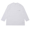 COMME des GARCONS SHIRT Oversized Logo L/S T-Shirt WHITE画像