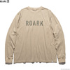 ROARK REVIVAL "LOGO" LS TEE (BEIGE) RLTJ803画像
