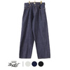GOLD RECYCLED WASTE SUVIN COTTON YARN 11oz. DENIM 5POCKET PANTS 22A-GL42274画像