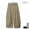 STUDIO NICHOLSON SORTE VOLUME PLEAT PANTS - PEACHED COTTON SNM-351画像