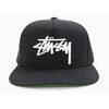 STUSSY Big Stock Point Crown Snapback Cap 1311052画像