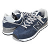 new balance WL574EVN NAVY画像