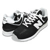 new balance WL574FQ2 BLACK SUEDE WHITE画像