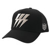 YOSHINORI KOTAKE DESIGN × BARNEYS NEWYORK BLACK LINE THUNDER LOGO MESH CAP BLACKxSILVER画像
