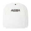 AVIREX LS EMBROIDERY CAMOUFLAGE LOGO T-SHIRT WHITE 6113413-01画像