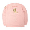 AVIREX LS SOUVENIR T-SHIRT LIGHT PINK 6123270-21画像