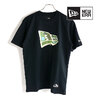 NEW ERA 半袖 パフォーマンス Tシャツ キャンプサイト フラッグロゴ ブラック レギュラーフィット 13061538画像