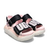 UGG W LA CLOUD CHEETAH PRINT SANDAL Posie Pink / Black 1126951-PPBK画像