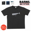 BARNS 吊り編み プリント Tシャツ SEA BR-22103画像