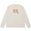 Ron Herman × Double RL Graphic Logo Long Sleeve Tee ORANGE画像