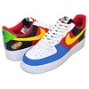 NIKE AIR FORCE 1 07 QS UNO white/yellow zest DC8887-100画像