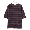 marka BASQUE SHIRT S/S - organic cotton knit border - M22B-12CS01B画像