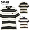 Schott MULTI BORDER T-SHIRT 3123141画像