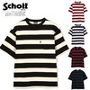 Schott WIDE BORDER POCKET T-SHIRT 3123140画像