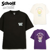 Schott SKULL HEAD NEONSIGN T-SHIRT 3123133画像