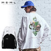 MSML SKULL GRAPHIC OVERSIZED LONG SLEEVE TEE M11-02B1-CL01画像