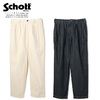 Schott DOUBLE PLEATED CHAMBREY PANTS 3126041画像