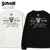Schott MOTOR ENGINE EMBROIDERY LS T-SHIRT 3113196画像