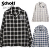 Schott RAYON OMBRE LS SHIRT 3125062画像