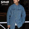 Schott CHAMBREY SHIRT 3125078画像
