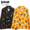Schott SKULL PINEAPPLE HAWAIIAN SHIRT 3125065画像