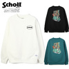 Schott MESSAGE GRAPHIC CREW SWEAT 3123108画像