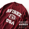 AVIREX L/S TEE VARSITY LOGO 6123328画像