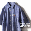 AVIREX S/S WIDE OXFORD SHIRT 6125128画像