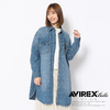 AVIREX WHOLE PATTERN TUNIC DENIM SHIRT 6225041画像