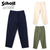 Schott Women's BOYFRIEND BAKER PANTS 3226001画像