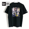 NEW ERA 半袖 パフォーマンス Tシャツ ランドスケープ スクエアニューエラロゴ ブラック レギュラーフィット 13061428画像