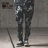 GLIMCLAP Revival monotone artistic pattern tricot fabric pants 12-132-GLS-CC画像
