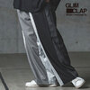 GLIMCLAP Vertical patchwork design wide silhouette pants 12-137-GLS-CC画像