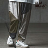 GLIMCLAP Random patchwork design tapered pants 12-136-GLS-CC画像