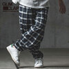 GLIMCLAP Plaid pattern balloon silhouette pants 12-134-GLS-CC画像