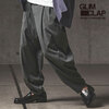 GLIMCLAP Stripe pattern balloon silhouette pants 12-133-GLS-CC画像