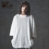 GLIMCLAP Mesh fabric short-sleeve T-shirt 12-159-GLS-CC画像