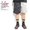 COOKMAN Chef Pants Short Crazy Pattern Stripe Black/White -MULTI- 231-21943画像