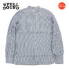 SPELLBOUND リネンストライプ スタンドカラーシャツ 46-256L画像