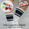 POLO RALPH LAUREN STRIPE CREW SOCKS画像