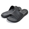 crocs REVIVA SLIDE BLACK/SLATE GREY 205546-0DD画像