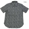 衣櫻 Lot.SA-1464 9oz デニムジャガード素材 半袖レギュラーシャツ "フローラルフラワー"画像