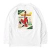 APPLEBUM JUST FOR WORM L/S Tee WHITE画像