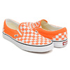 VANS CLASSIC SLIP-ON (CHECKERBOARD) ORANGE TIGER / TRUE WHITE VN000XG8AZZ画像