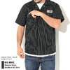 BIG MIKE Wappen Stripe Box Work S/S Shirt 102225607W画像