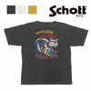Schott プリント 半袖 Tシャツ SURFER DOG 3123126画像